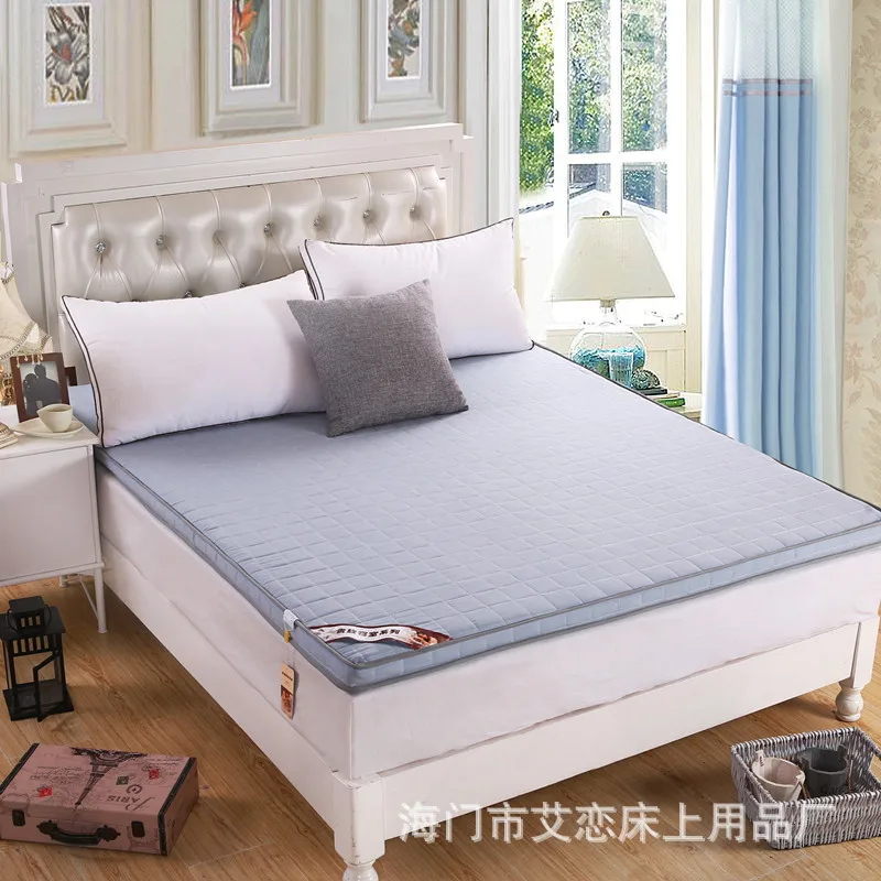 6.5cm Polyester filling Folding close skin soft Mattress six colors,size of king queen full twin Four seasons available