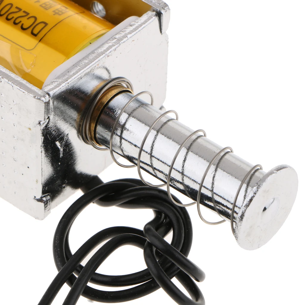 DC 220V 34.5mm Push-Pull Actuator Frame Type Electromagnet Solenoid Electric