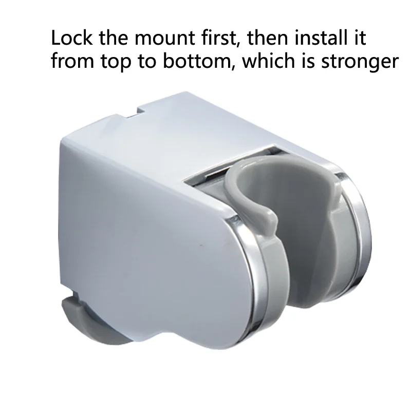 

Yooap Shower wall seat Plastic ABS plated shower holder Seat holder hand spray adjustable activity support