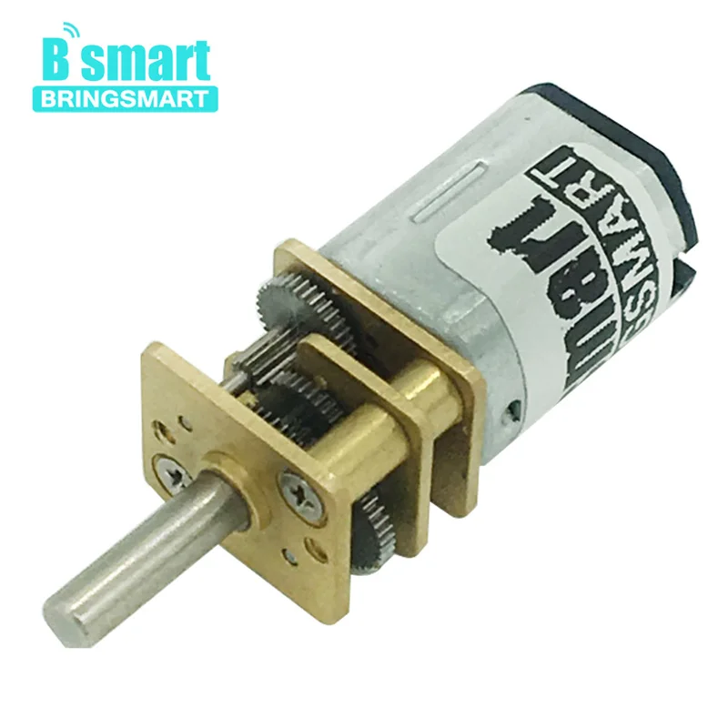 N20 DC 3V//6V//12V 50-2000RPM Speed Reduction Gear DC Motor with Metal Gearbox CE