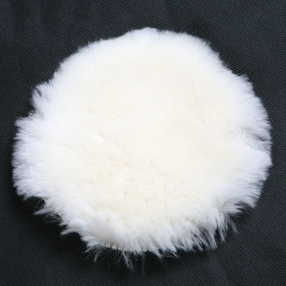 

1pc Wool Pad Waxing Polishing Buffing Pad 50/75/100/125/150mm Wheel Car Auto Polisher Pads Car Paint Care 2/3/4/5/6 Inch Option