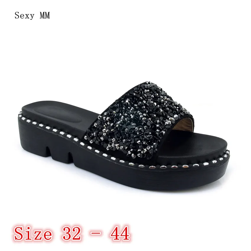 

Women Platform Wedge Sandals Low High Heel Shoes Slippers Woman Wedges Gladiator Sandals Small Plus Size 32 33 - 40 41 42 43 44