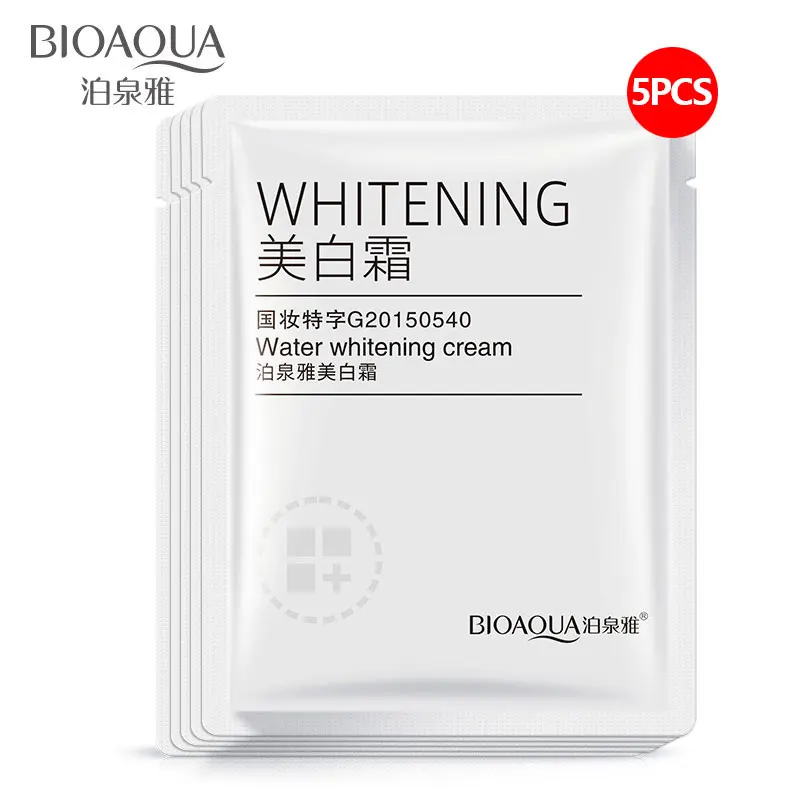 Bioqaua Face Whitening Cream Anti Aging Wrinkle Face Serum Emulsion Ageless Moisturizing Brightening Skin Care 1Pcs 2