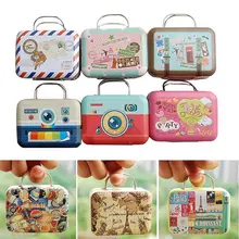 Миниатюрная игрушка в багажник, миниатюрный кукольный домик, сцена, аксессуары, кукольный домик, миниатюрный чемодан, карманная мебель, сделай сам, кукольный домик, набор 1:6, случайный выбор