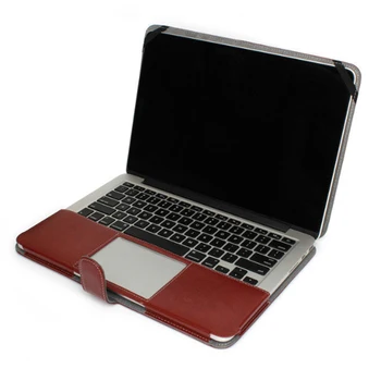 

Laptop Bags & Cases For Macbook Air Pro Retina 11.6 12 13.3 15.4 Inch PU Leather Laptop Sleeve Tablet PC Protective Cover Gift