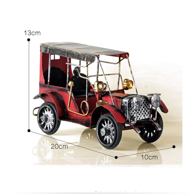 Винтажные Ретро автомобильные аксессуары для украшения дома, статуэтки, миниатюры, классические автомобили, подарки на день рождения, настольные украшения для дома, металлические детские игрушки