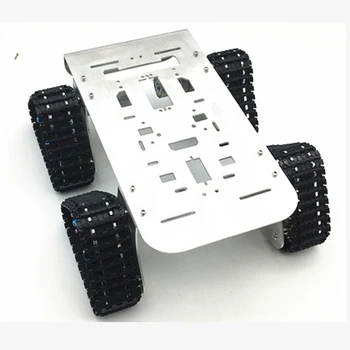 

Smart Crawler Robotic Chassis 4WD Metal Tank For Mini RC Robot Model Toy Vehicles Spare Parts F22501