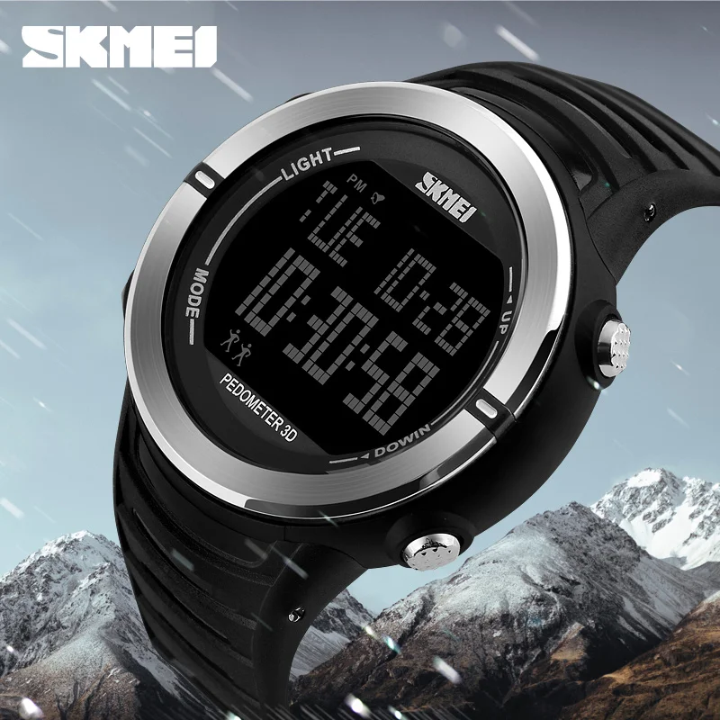 Mens Sports Watches SKMEI Brand 50m Waterproof LED Digital Watches