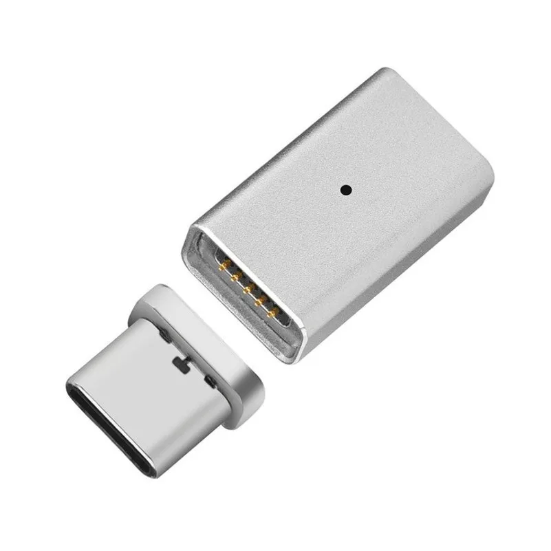 Магнитный Micro USB Женский Тип C/для Lightning/Micro usb зарядный адаптер Магнитный конвертер данных зарядное устройство USB-C металлический штекер