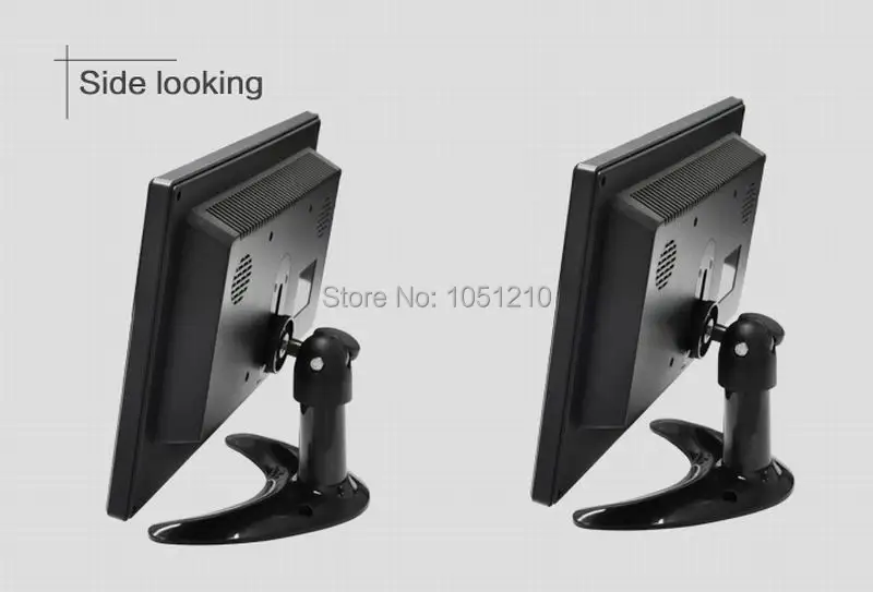 Ouchunagbo 10.1 Inch HD ips car lcd display 1024*600 screen AV VGA BNC HIMI input 1080P Video 2 way video input