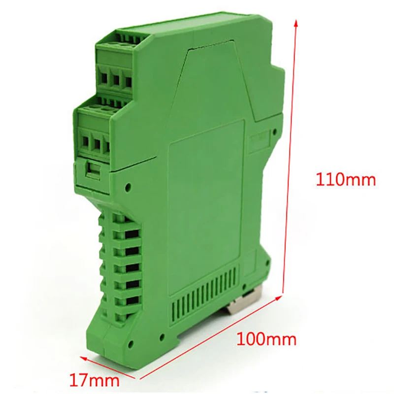 Электрическая распределительная коробка din-рейка пластиковый корпус Электронный Зеленый инструментальный корпус