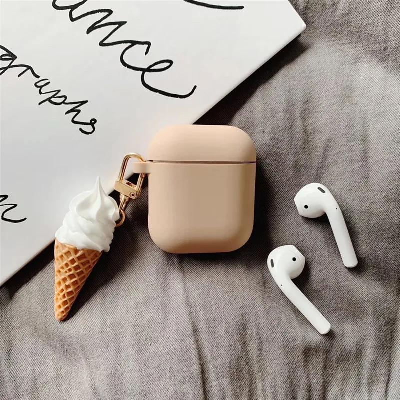 Мягкий силиконовый чехол для AirPods, милый мультяшный защитный чехол для Apple, беспроводная коробка для хранения наушников, аксессуары для гарнитуры, чехол