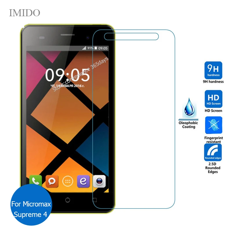 For Micromax Bolt Supreme 4 Q352 Tempered Glass Screen Protector 2.5 9h Safety Protective Film on Supreme4 Plus 4+ Q 352 For Micromax Bolt Supreme 4 Q352 Tempered Glass Screen Protector 2.5 9h Safety Protective Film on Supreme4 Plus 4+ Q 352