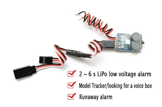 

Matek BB ring low voltage alarm /RC HM Tracker / runaway alarm triple for DIY quadcopter FPV drone QAV250 / ZMR250