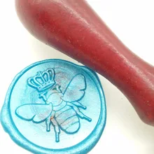 Queen пчелиный воск печать штамп queen пчелиный воск печать на заказ Свадьба печать Персонализированные набор штампов свадебные приглашения queen пчелы уплотнения