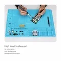 28x20 cm high quality BGA Heat Insulation Silicone Soldering Pad Repair Maintenance Platform Desk Mat for phone repair