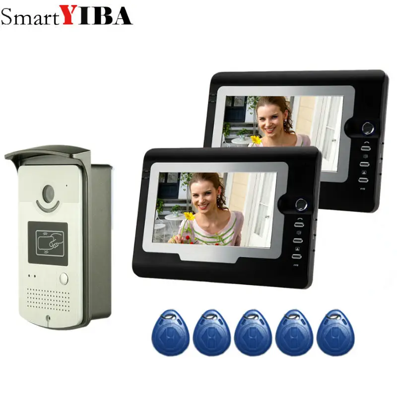 SmartYIBA " громкий динамик видео дверной звонок ID карта видеодомофон для виллы домашние съемки дверной звонок Система безопасности видео домофон