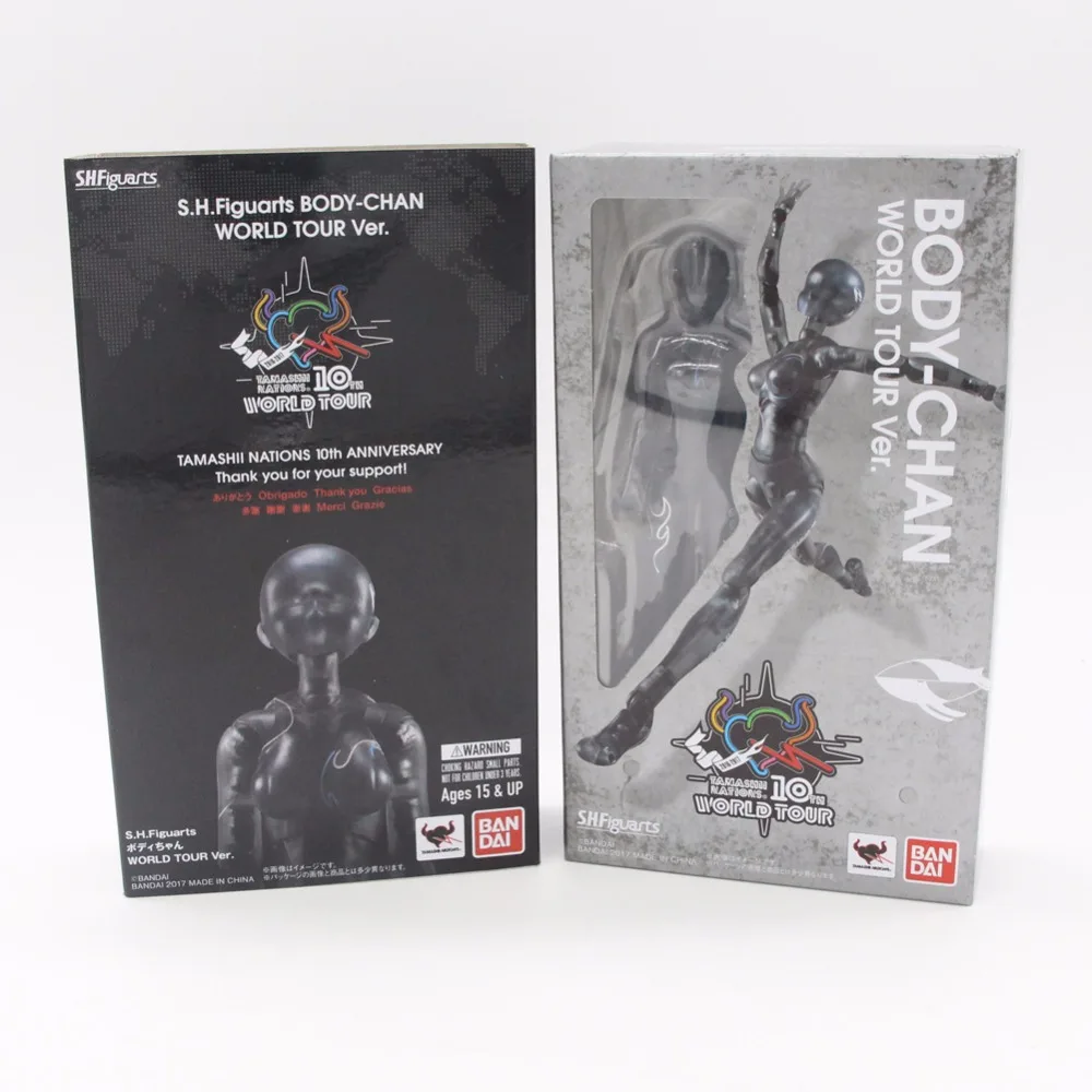 Оригинальный World Tour BODY KUN & CHAN BJD черный прозрачный цвет Ver. ПВХ экшн фигурка