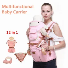 Рюкзак для переноски младенца от 0-36 месяцев. Рюкзак для переноски младенца Кенгуру Регулируемое на бедре Для новорожденных и более 12 в 1 Эргономичная переноска для ребенка Безопасный слинг для ребенка