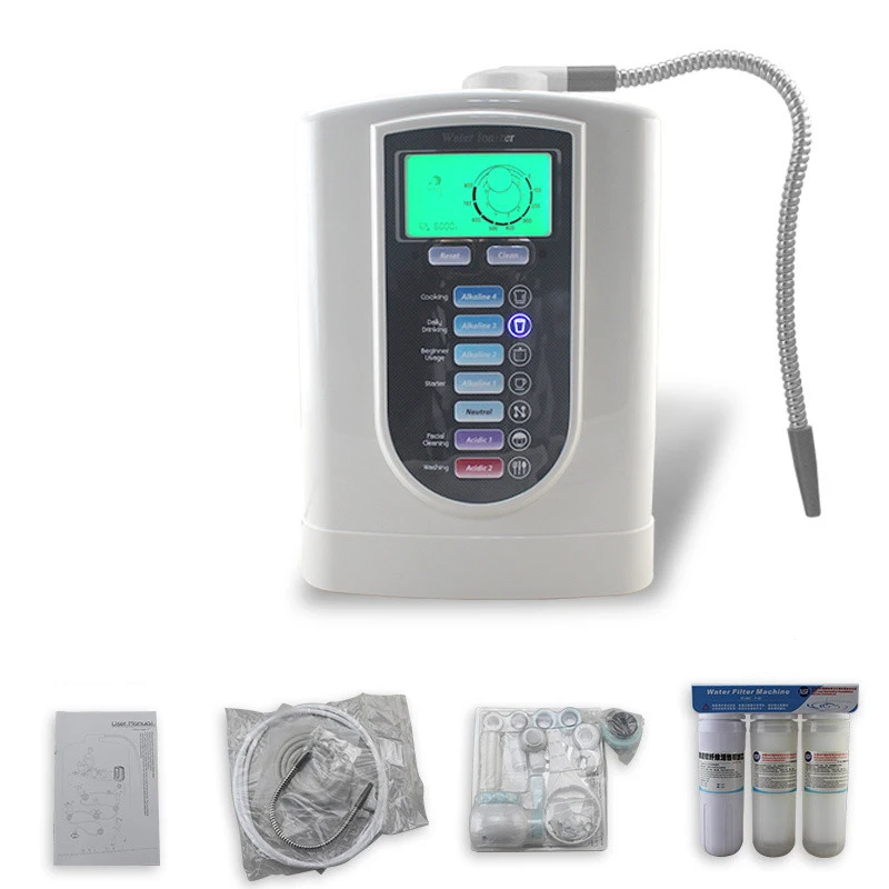

2pcs 5 electrode plates Alkaline Water Ionizer with 4 filters for a better quality daily drinking & cooking water