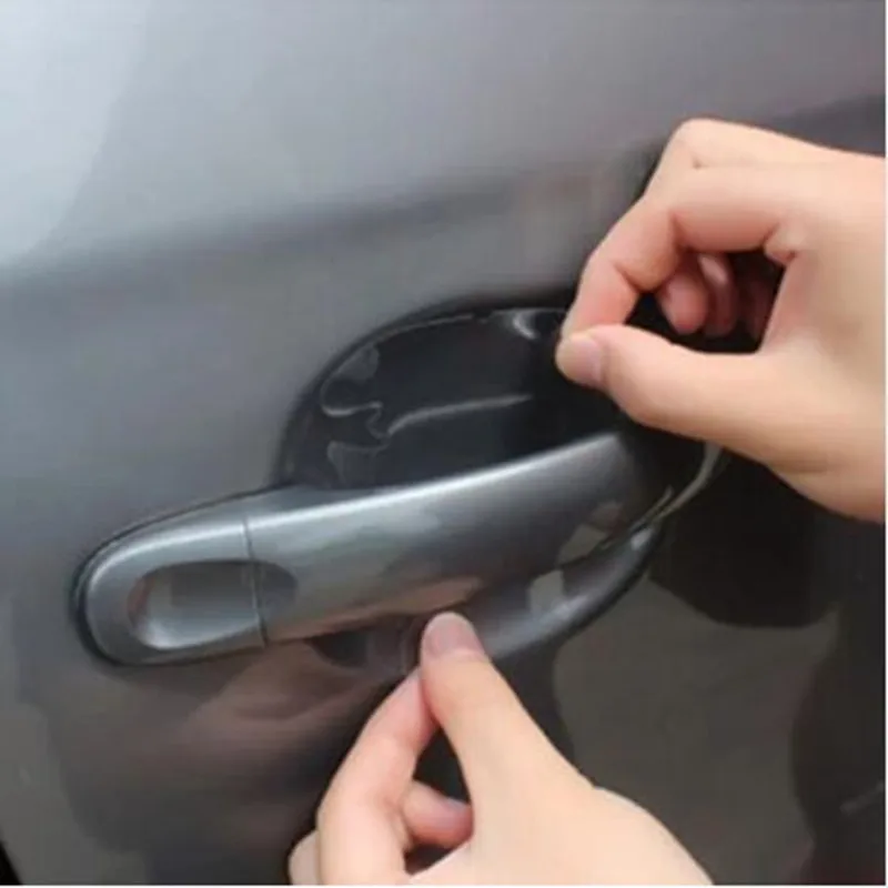 4 шт./компл. Защитная пленка для ручки двери стикер VW Polo Jetta MK4 MK5 MK6 Golf 5 6 7 Passat CC Tiguan