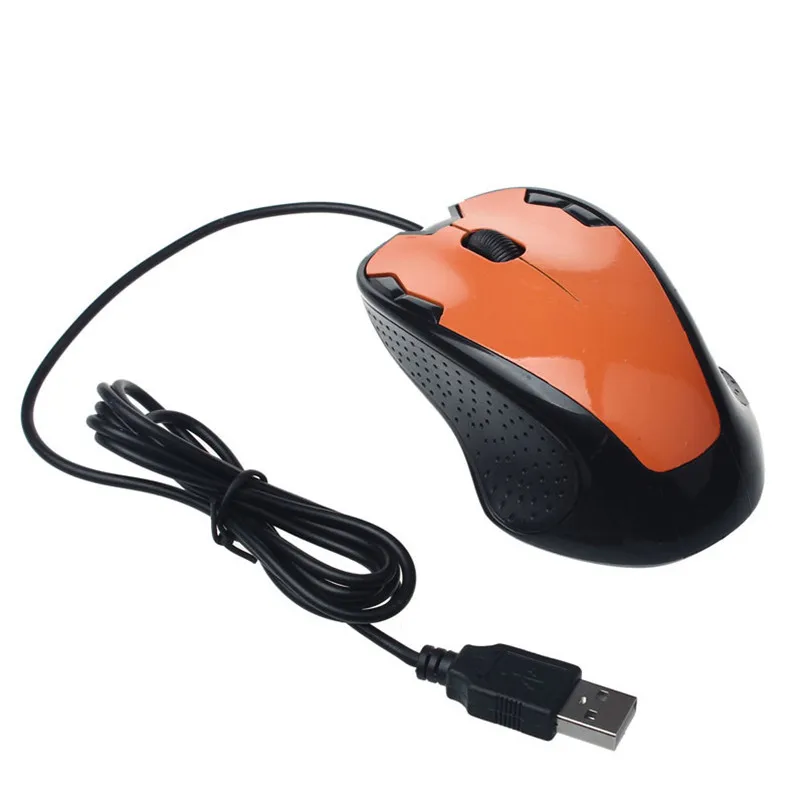 D3 игровая мышь Роскошная 1800 dpi USB Проводная оптическая игровая мышь для ПК ноутбука - Цвет: B