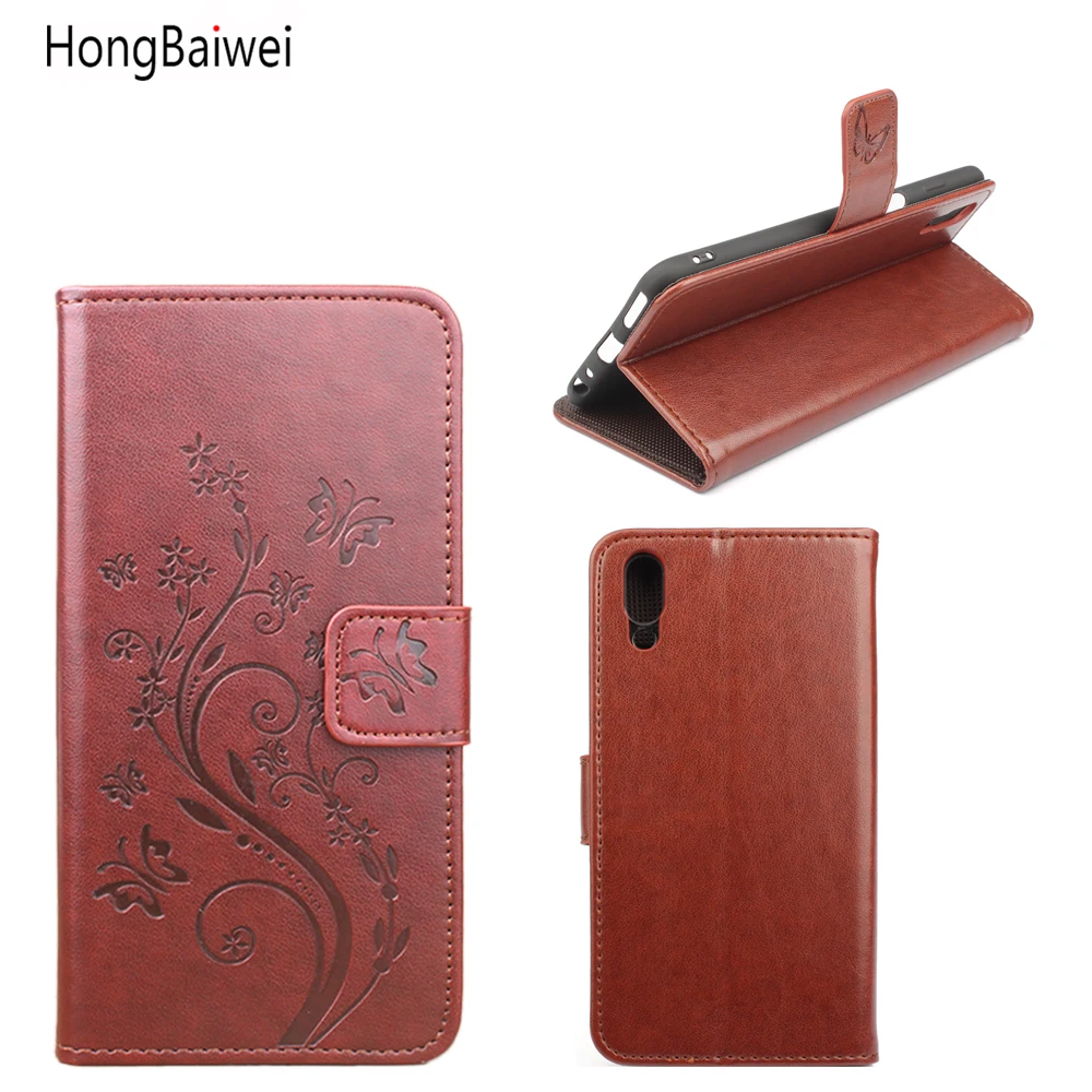 

HongBaiwei for Meizu E3 Case Wallet Style Fashion Embossed Flip Leather Case Cover for Meizu E3 / Meilan E3 With Stand Function