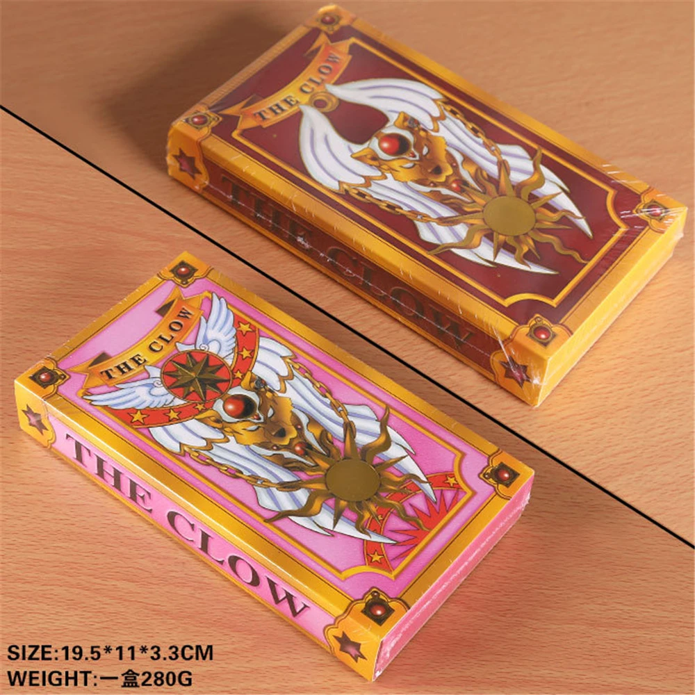 コスプレカードキャプターさくらピンク赤色クロウカード 何もカードタロットカード小道具新衣装 Anime Costumes Aliexpress