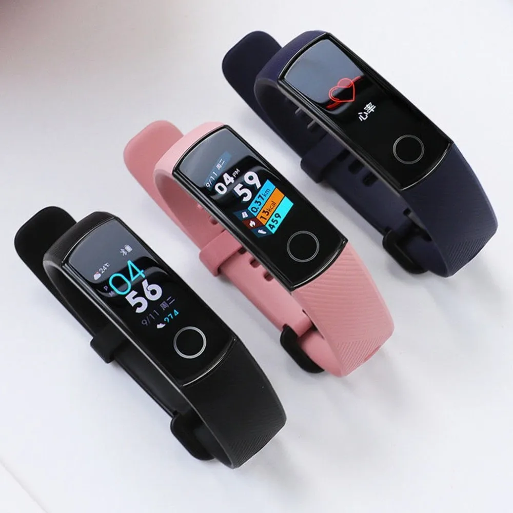 Оригинальный Смарт браслет Huawei Honor Band 4 2018 Новинка 0 95 ''цветной Amoled сенсорный