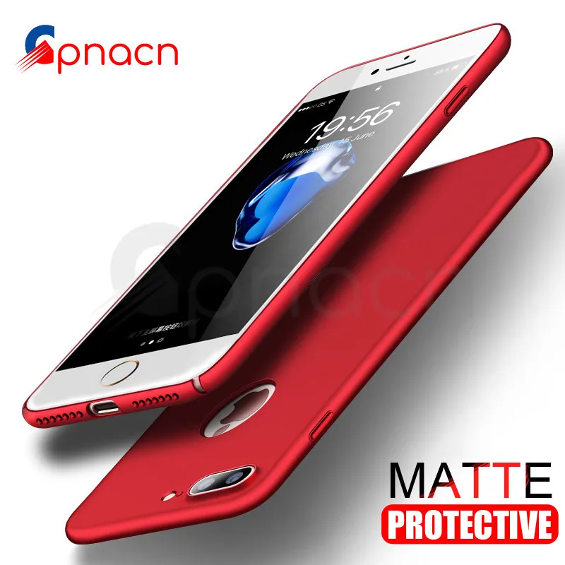

Fashion Hard Matte Cases on the For iPhone 8 7 6 6S Plus 5 5S SE Case Plastic Phone Cover For iPhone X XR XS Max Case Coque Bag