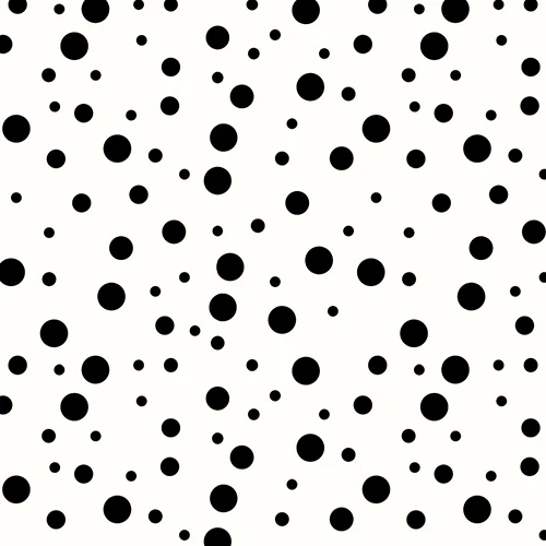 Black Polka Dot White Backgrounds Vinyl cloth High quality Computer