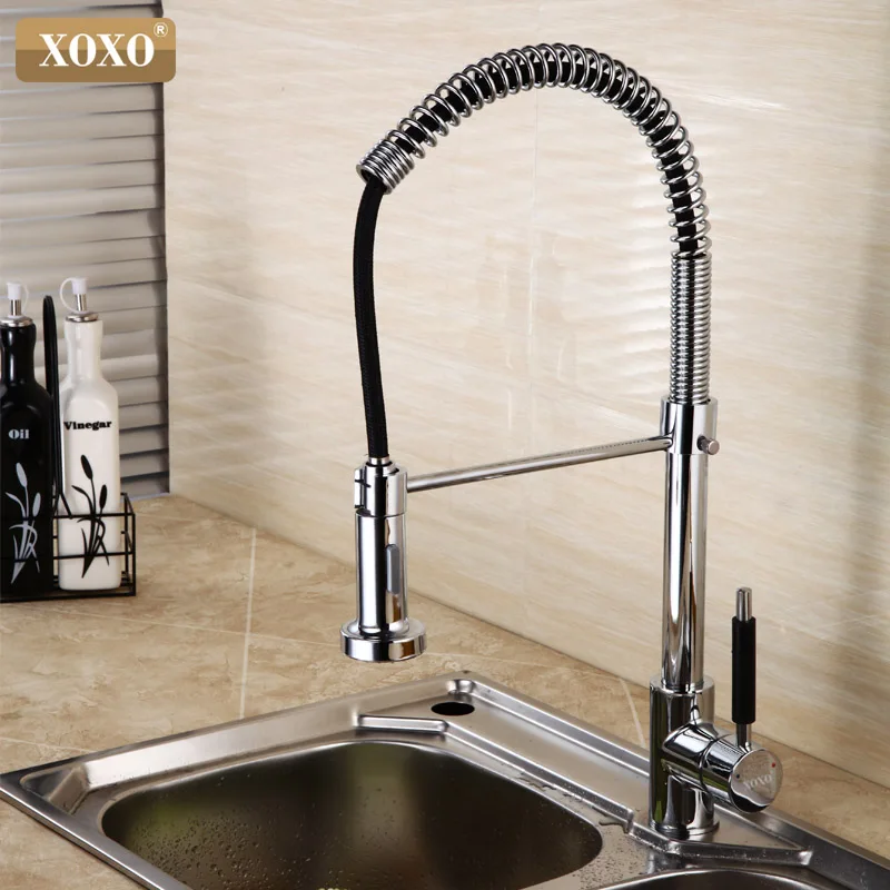  Black Oil Rubbed Kitchen Faucets Pull Out Kitchen Sink Faucet Antique Brass Mixer Single Handle Wat - 32868365292