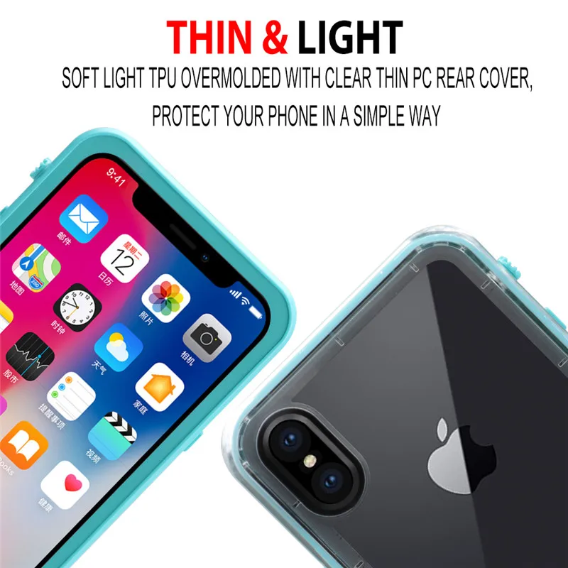 for iPhone X waterproof case (1)