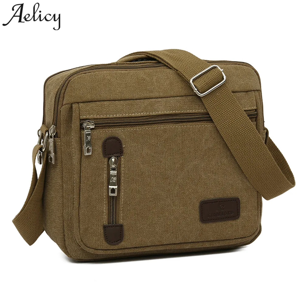 

Aelicy Men Crossbody Bag !!@!! Vintage Business Boys Messenger Bags Male shoulder Bag drop ship new 2019 hot Selling bolsas