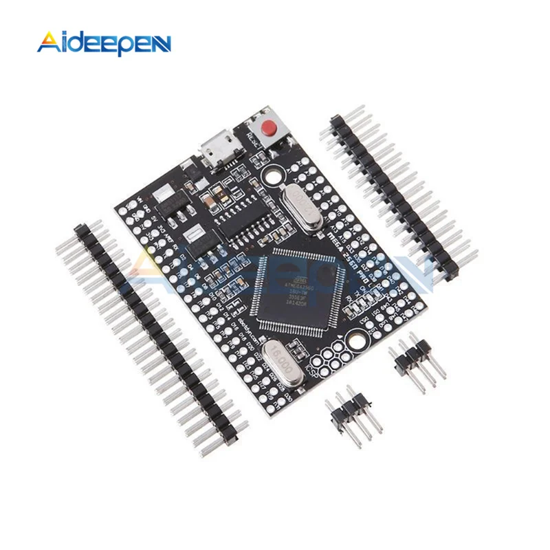 Микросхема Mini 5V MEGA 2560 PRO CH340G/2560 с разъемом для штырьков совместима Arduino Mega Набор