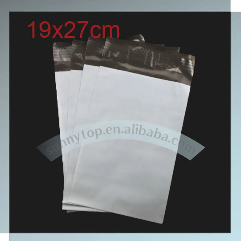 

19x27cm (7.5"x10.5") white poly mailer envelope, poly mailer, mailer bag