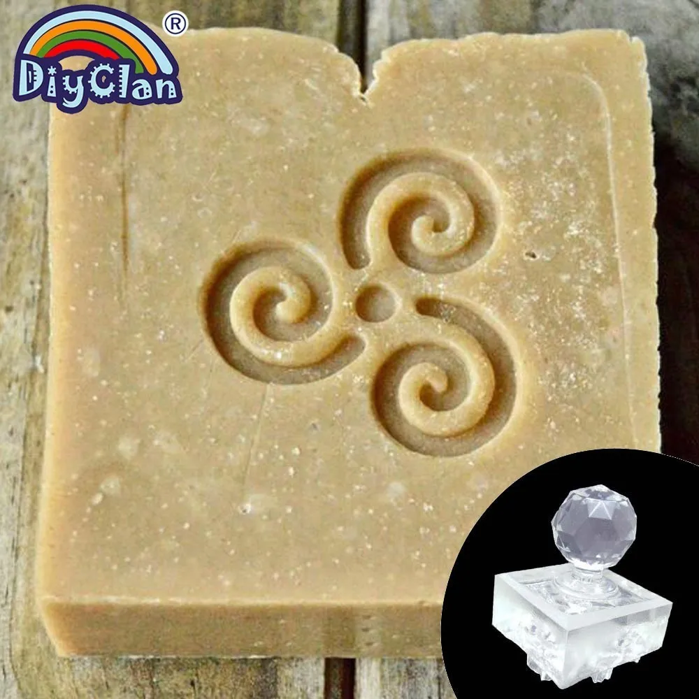 Хамса мыло ручной работы марки Лотос натуральный прозрачный Diy натуральный органический стекло мыло печать буддийский узор