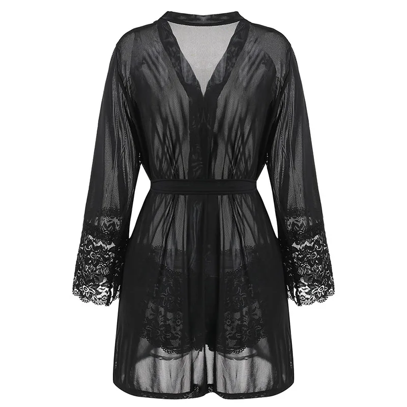 PlusMiss Plus Size Sexy Lace Sex Lingerie Chemise Babydoll Big Size See Through Baby Doll Hot Erotic Transparent Costume Dress
