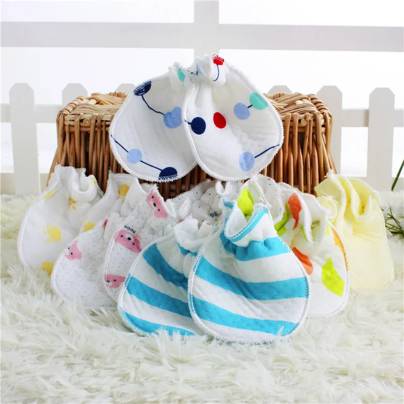 

Autumn And Winter Baby Glove Cartoon Pattern Anti-grasping Gloves Newborn Protection Face 100% Cotton Anti Scratching Gloves