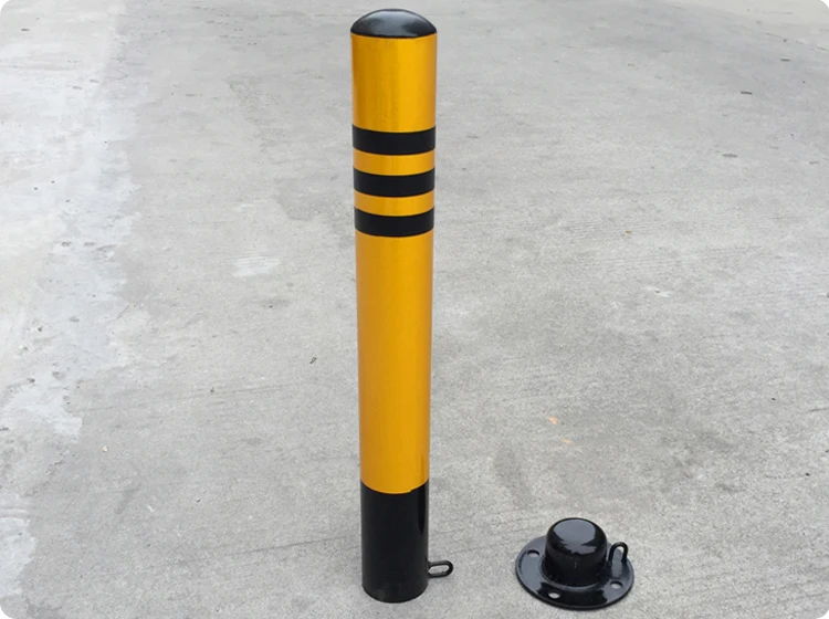 Утолщение парковка Блокировка деятельности колонны буфера столба защита столба ворс мобильное дорожное парковочное место с замком