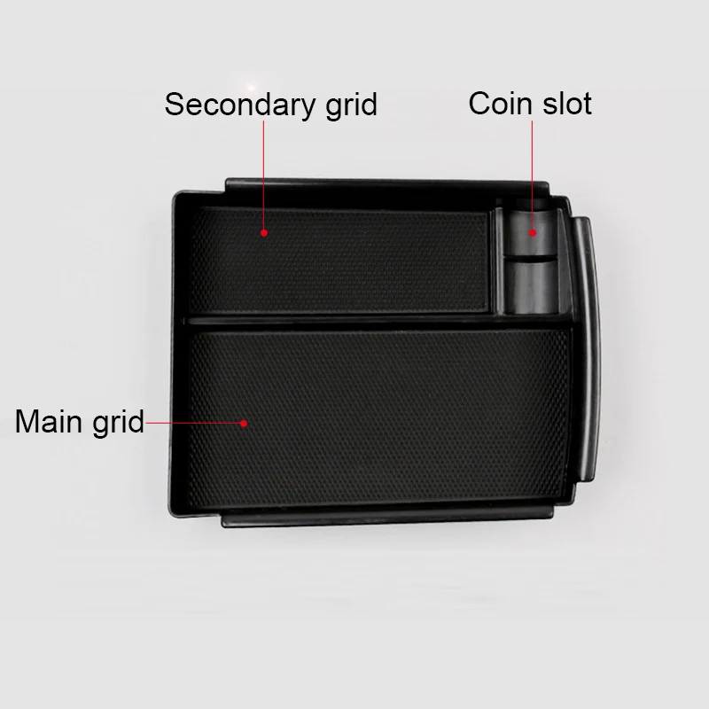 

Hot Armrest Storage Box Holder for Tesla Model S X Center Console Organizer Container Glove Tray BX