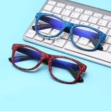 Модные очки для чтения прозрачные анти-синие Анти-усталость унисекс очки для чтения прямо с фабрики