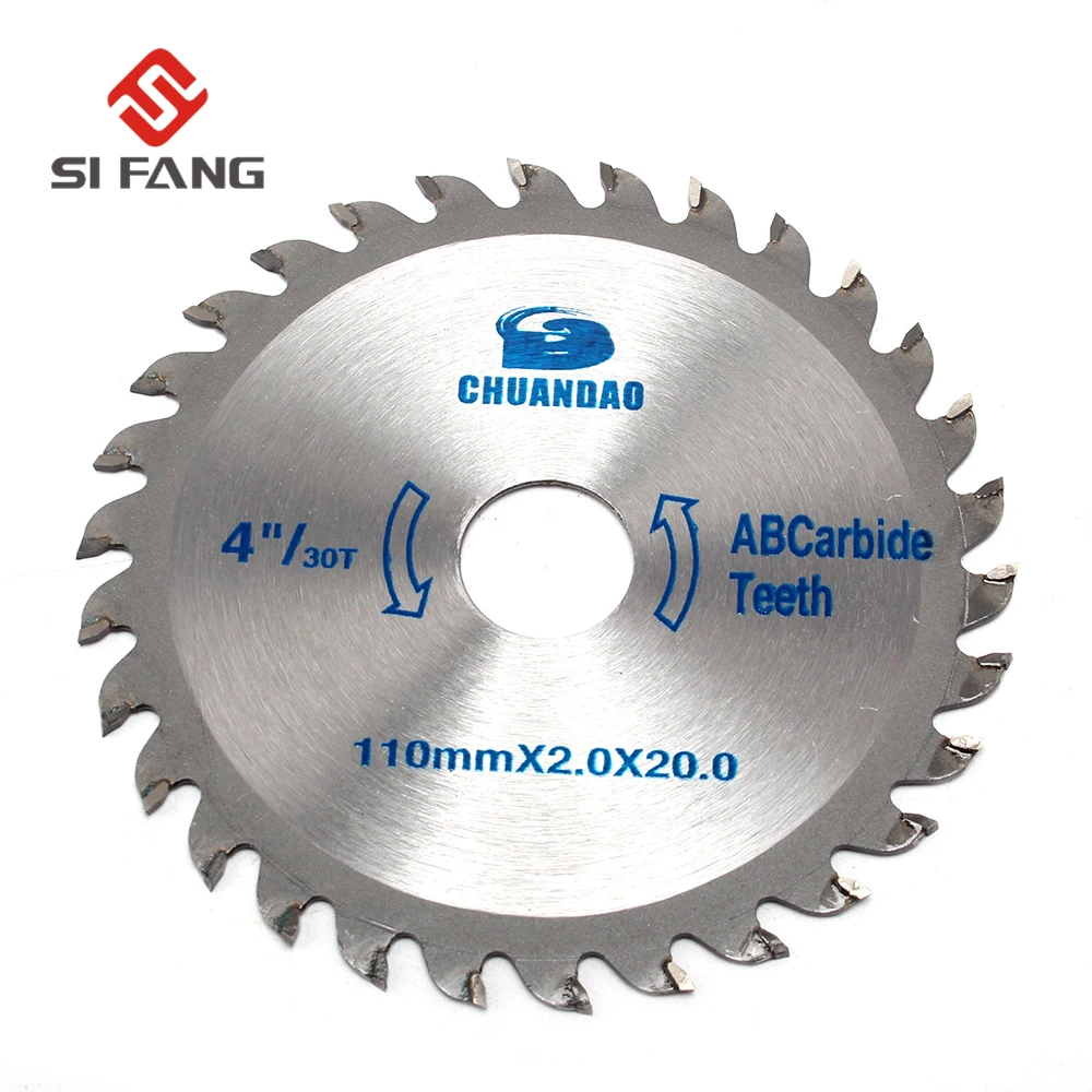SI FANG 2 шт./4 шт./6 шт. 110 мм(") 30 зуб твердосплавные дисковые пильные диски Режущий инструмент для стали, алюминия, дерева, пластика