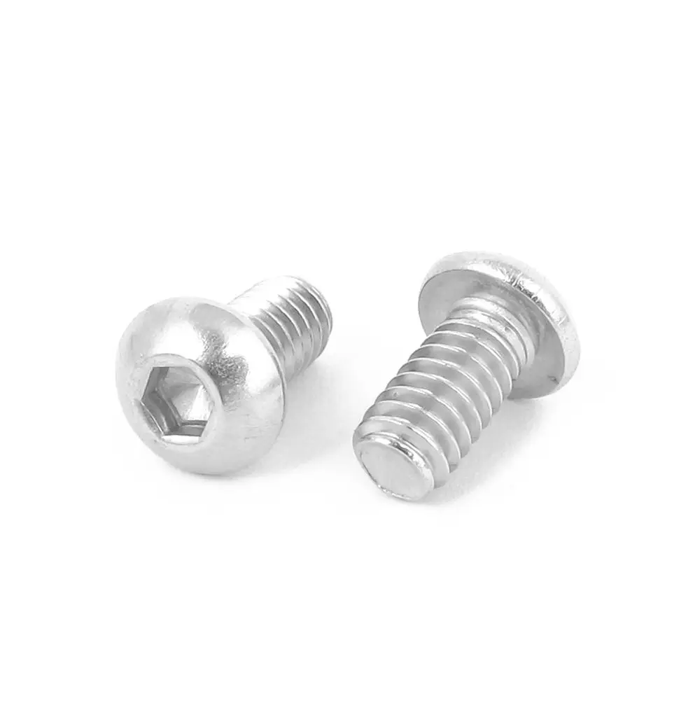 

1/4 Inch-20x1/2 Inch Hex Socket Button Head Bolts Screws 25pcs