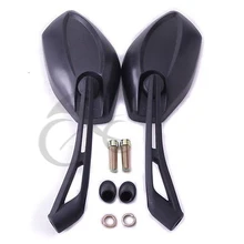 2X UNIVERSAL 10MM SPORTS MIRRORS For KAWASAKI Z750R W800 VERSYS 650 KLE650