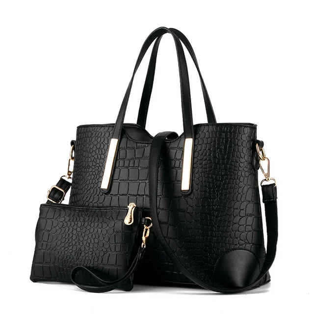 Real Top Stone Women’s Elegant Shoulder Bag Classic Trend For Pu Leather Handbag Messenger And Get A Clutch Wallet