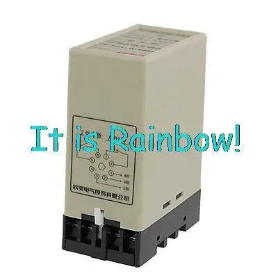 

Free Shipping Three-phase Circuit Phase Failure Phase Sequence Relay AC 380V 3A w Socket
