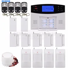 DIYSECUR gsm, для самостоятельной сборки Мобильная SIM домашняя система охранной сигнализации зазор/PIR/Стекло Датчик вибрации брелоки