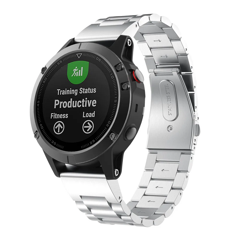 Для Garmin Fenix5 металлический ремешок из нержавеющей стали 22 мм для Garmin Fenix 5/5 Plus/Approach S60/Forerunner 935