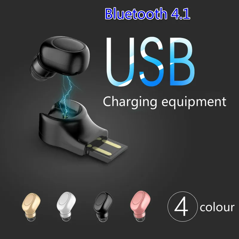 X11 Mini In ear Bluetooth Earphone Wireless Music Handsfree Car Driver